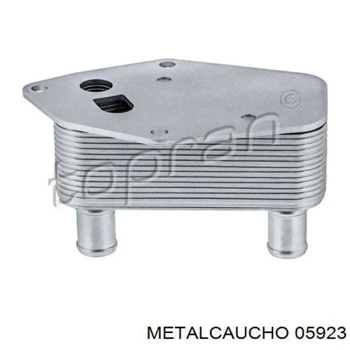 05923 Metalcaucho радиатор масляный (холодильник, под фильтром)