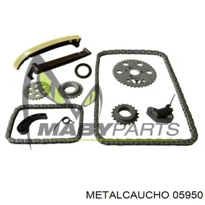 Kit de cadenas de distribución 05950 Metalcaucho