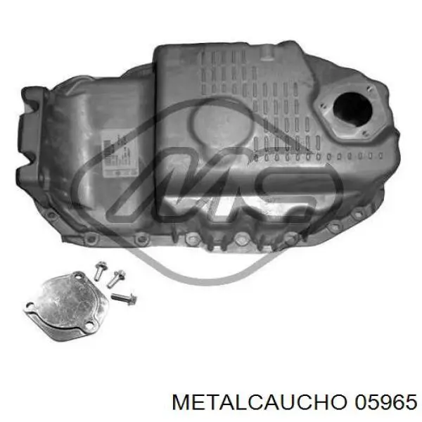 Поддон двигателя 05965 Metalcaucho