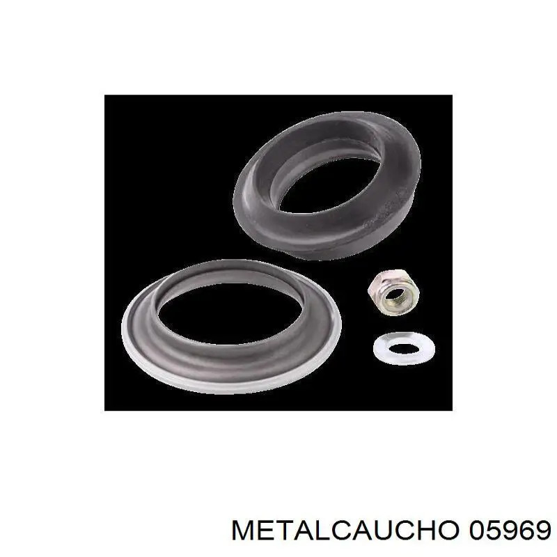 Задний сайлентблок задней рессоры Metalcaucho 05969