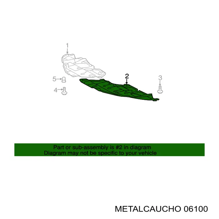 Отбойник передней рессоры 06100 Metalcaucho