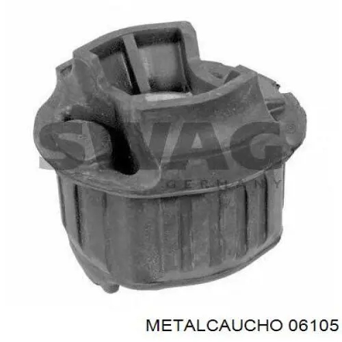 Задний сайлентблок задней рессоры Metalcaucho 06105
