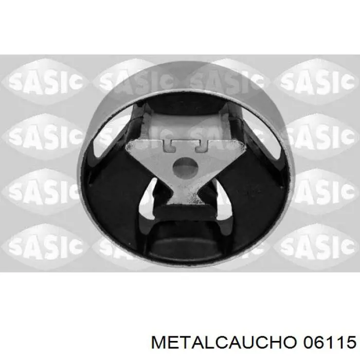 06115 Metalcaucho подушка (опора двигателя левая (сайлентблок))