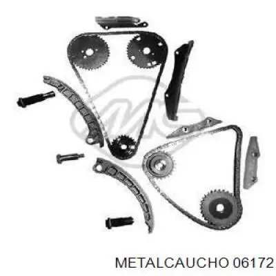 Kit de cadenas de distribución 06172 Metalcaucho