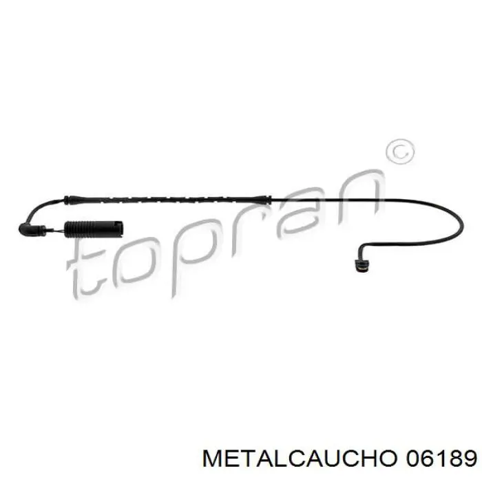 06189 Metalcaucho накладка педали сцепления