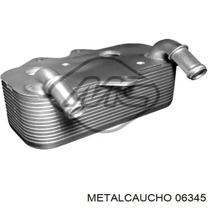 06345 Metalcaucho радиатор масляный