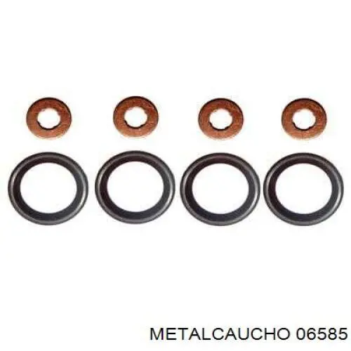 06585 Metalcaucho кольцо (шайба форсунки инжектора посадочное)