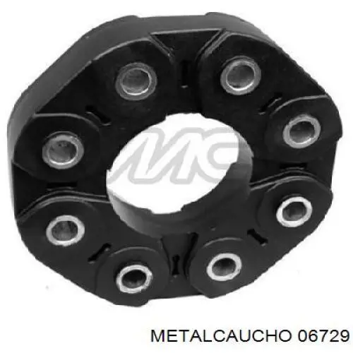 06729 Metalcaucho муфта кардана эластичная передняя