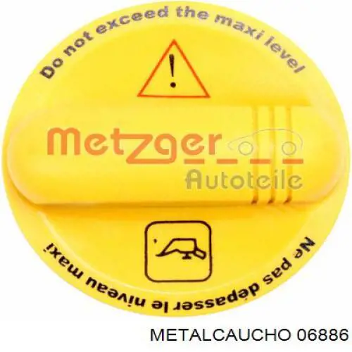 06886 Metalcaucho placa sobreposta de pedal do freio