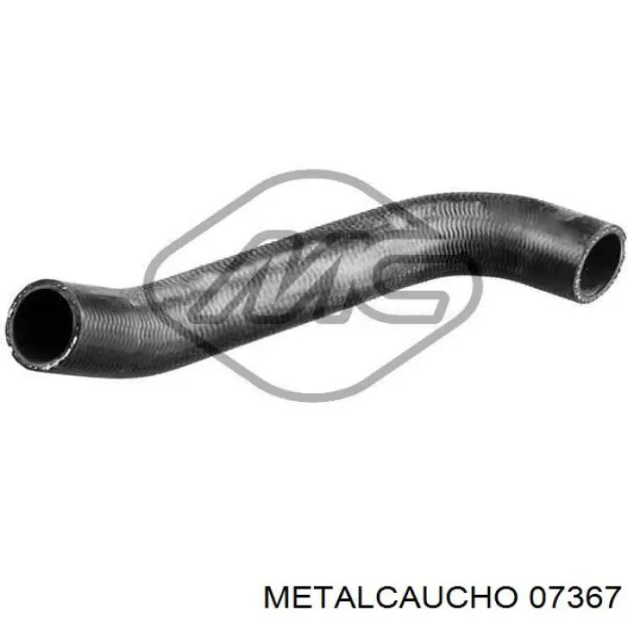 07367 Metalcaucho шланг (патрубок радиатора охлаждения нижний)