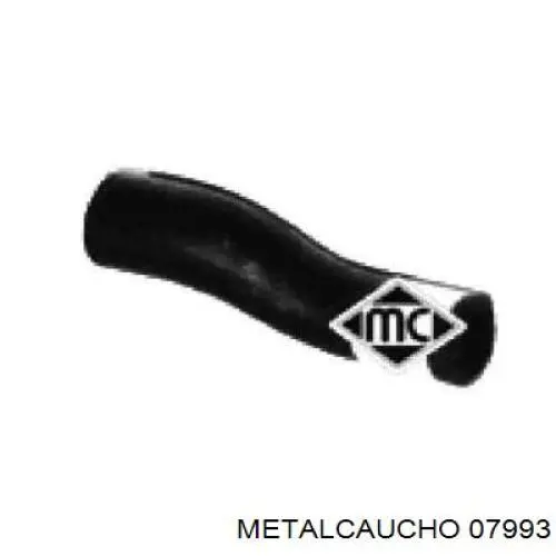07993 Metalcaucho шланг (патрубок системы охлаждения)