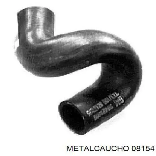 08154 Metalcaucho шланг (патрубок радиатора охлаждения верхний)