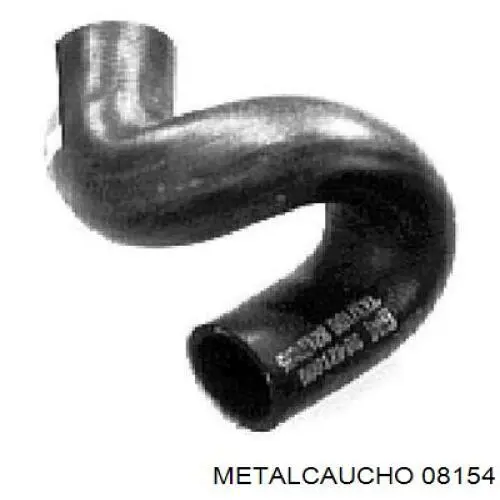 Патрубок радиатора 08154 Metalcaucho