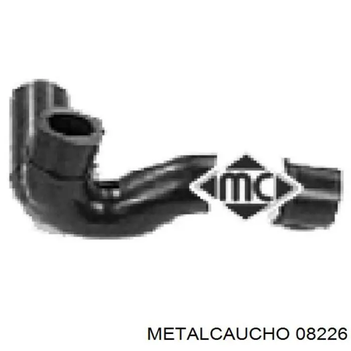 08226 Metalcaucho патрубок вентиляции картера (маслоотделителя)