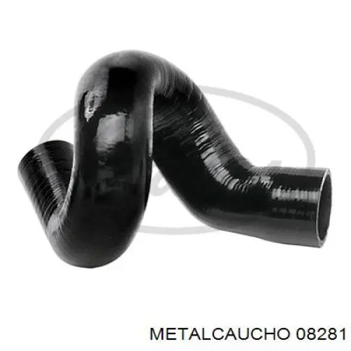 08281 Metalcaucho шланг (патрубок радиатора охлаждения верхний)