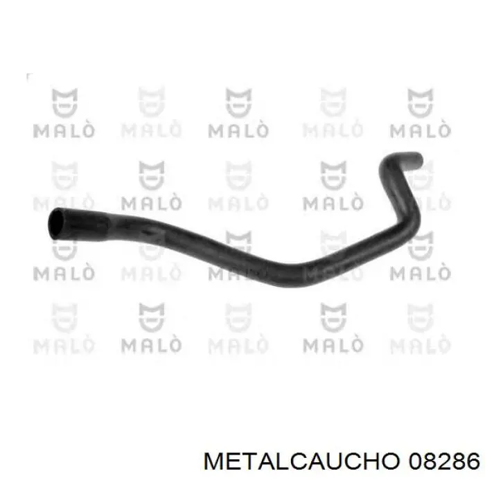 08286 Metalcaucho шланг радиатора отопителя (печки, обратка)