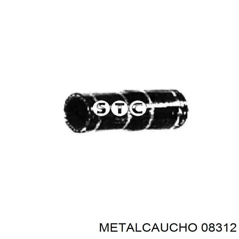 Патрубок термостата 08312 Metalcaucho