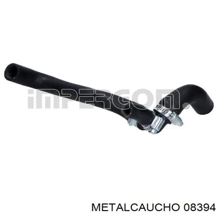 08394 Metalcaucho шланг (патрубок системы охлаждения)