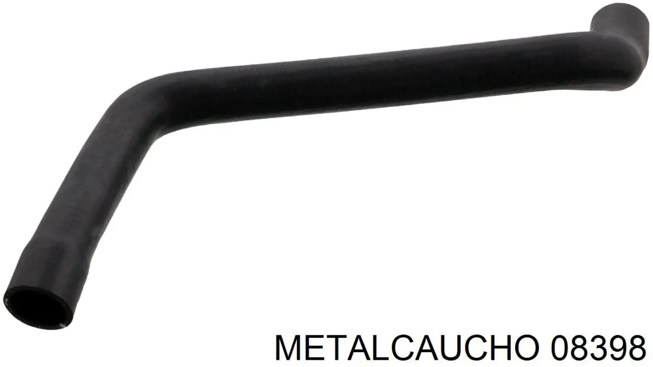 08398 Metalcaucho шланг (патрубок радиатора охлаждения верхний)