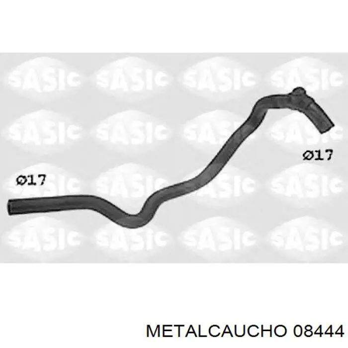 Патрубок термостата 08444 Metalcaucho