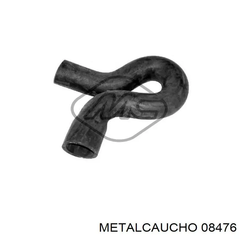 08476 Metalcaucho шланг (патрубок радиатора охлаждения нижний)