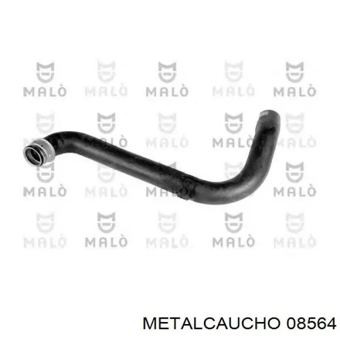 08564 Metalcaucho шланг (патрубок радиатора охлаждения верхний)