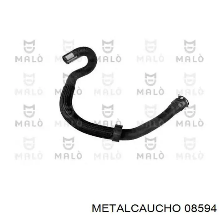 8594 Metalcaucho шланг радиатора отопителя (печки, подача)