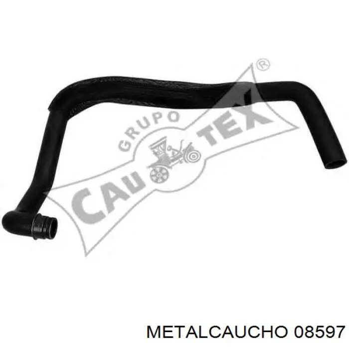 08597 Metalcaucho шланг (патрубок радиатора охлаждения нижний)