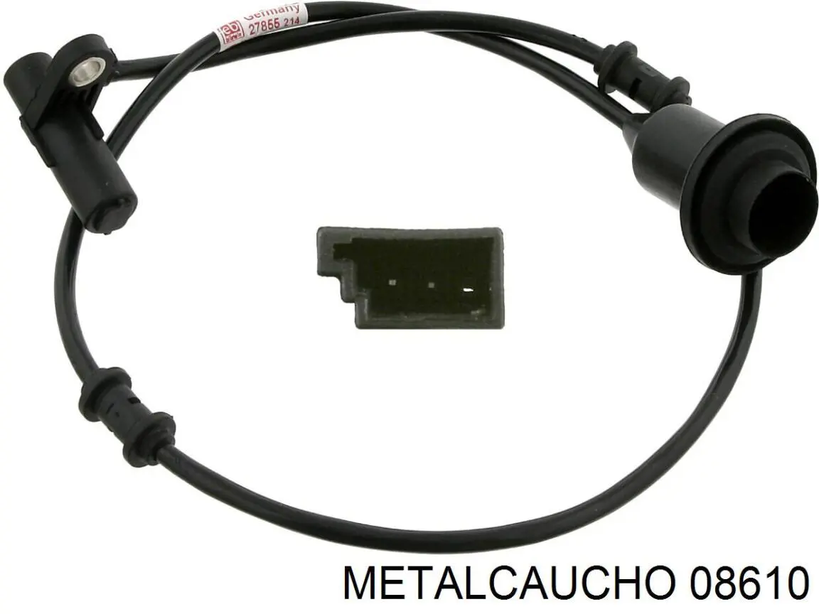 08610 Metalcaucho шланг радиатора отопителя (печки, сдвоенный)