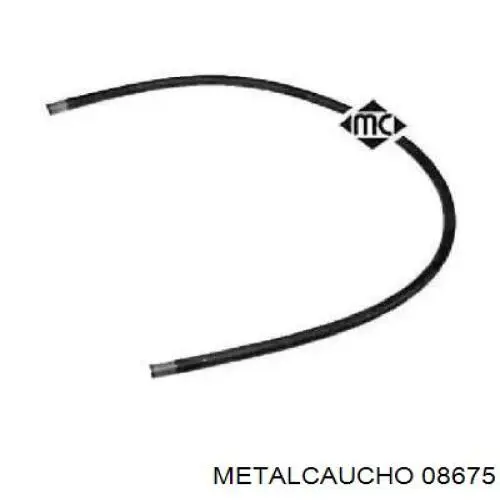 08675 Metalcaucho шланг расширительного бачка верхний