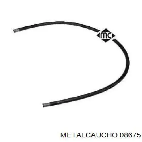 Шланг расширительного бачка верхний 08675 Metalcaucho