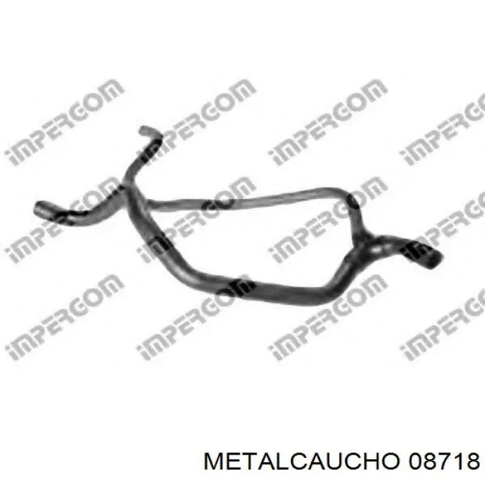 08718 Metalcaucho шланг (патрубок радиатора охлаждения нижний)