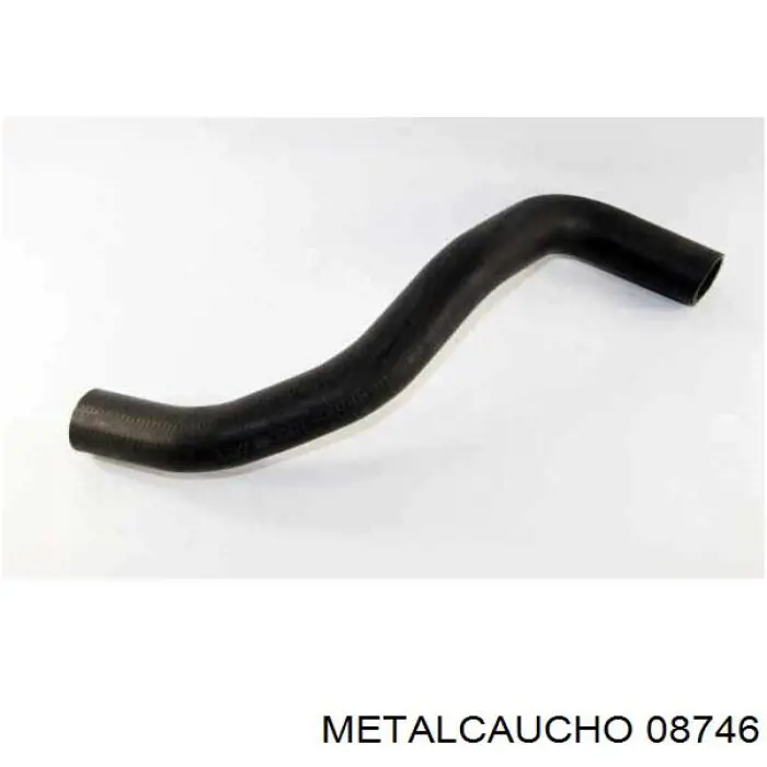 Патрубок радиатора 08746 Metalcaucho