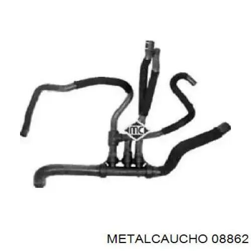 Купить DWR055TT Thermotec Шланг радиатора охлаждения нижний