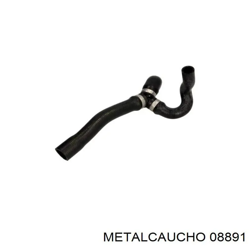 Патрубок системи охолодження 08891 Metalcaucho