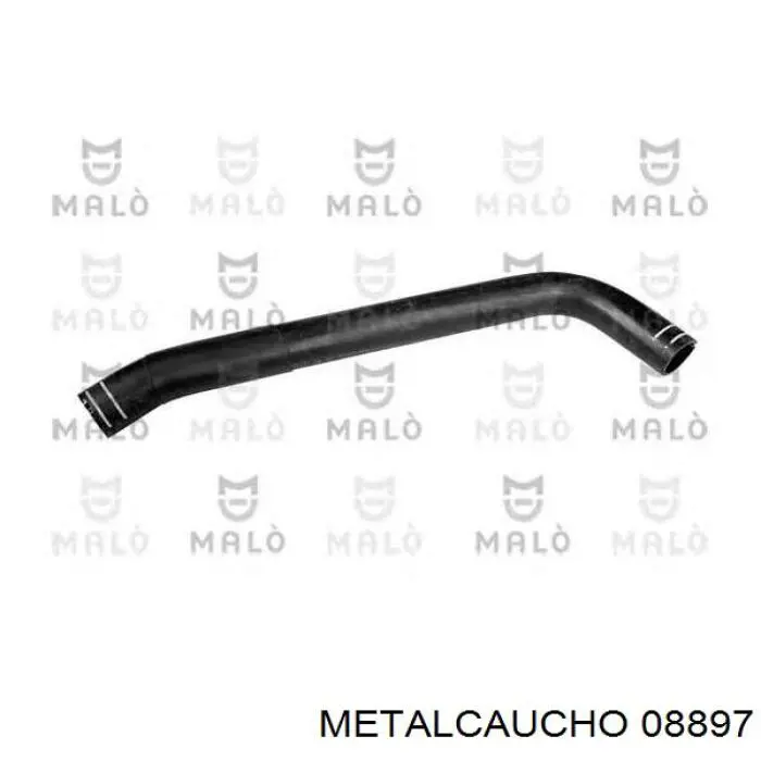 08897 Metalcaucho шланг (патрубок радиатора охлаждения верхний)