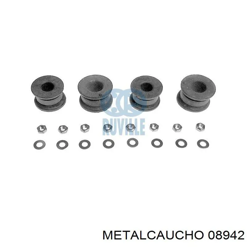 08942 Metalcaucho шланг радиатора отопителя (печки, обратка)