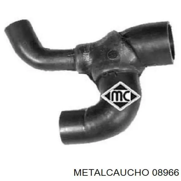 08966 Metalcaucho шланг (патрубок водяного насоса приемный)