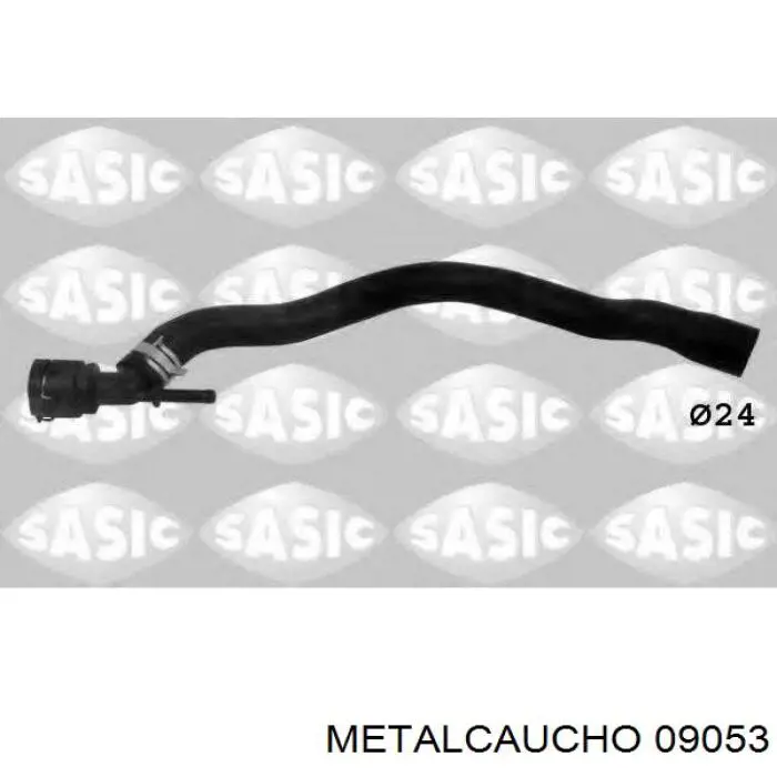 09053 Metalcaucho шланг радиатора отопителя (печки, обратка)