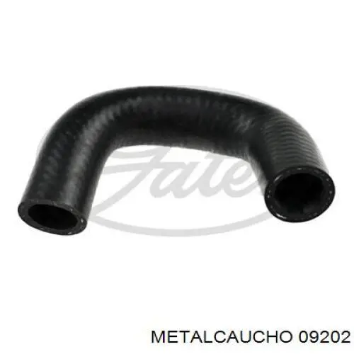 09202 Metalcaucho шланг (патрубок системы охлаждения)