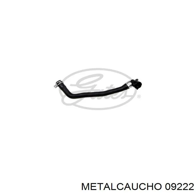 Нижний патрубок радиатора Metalcaucho 09222