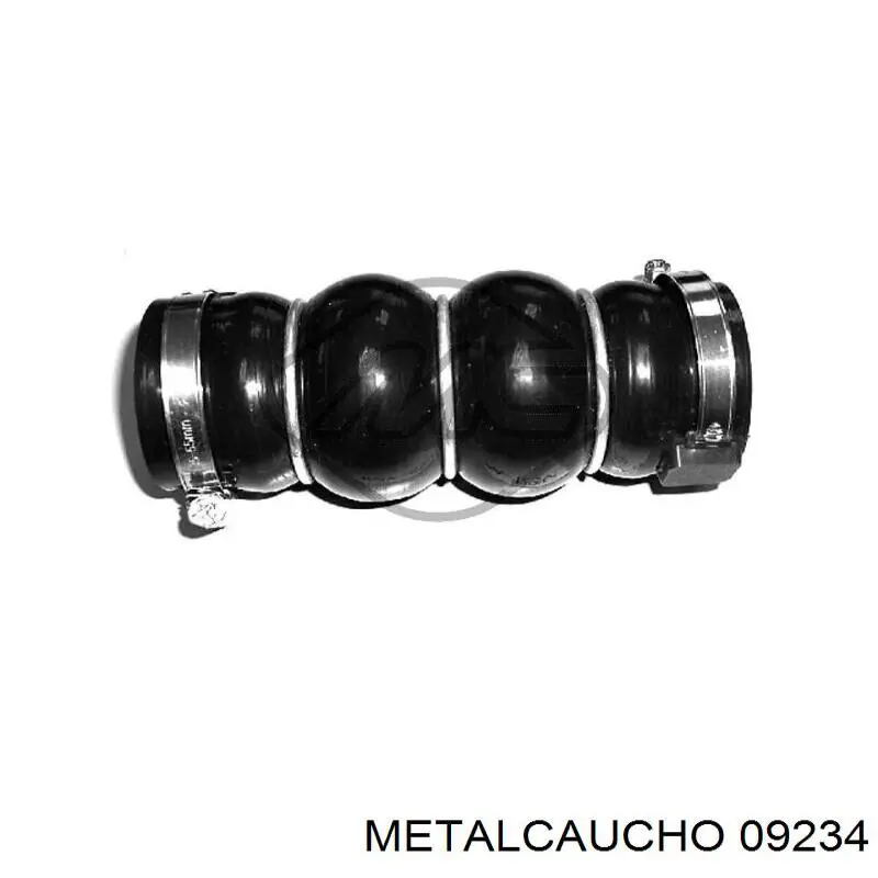 09234 Metalcaucho шланг (патрубок интеркуллера)