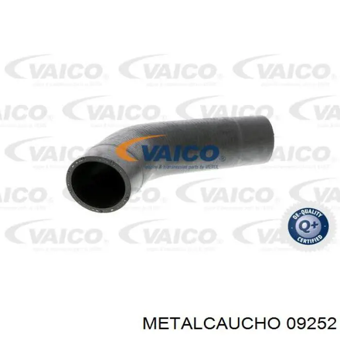09252 Metalcaucho шланг (патрубок интеркуллера верхний)