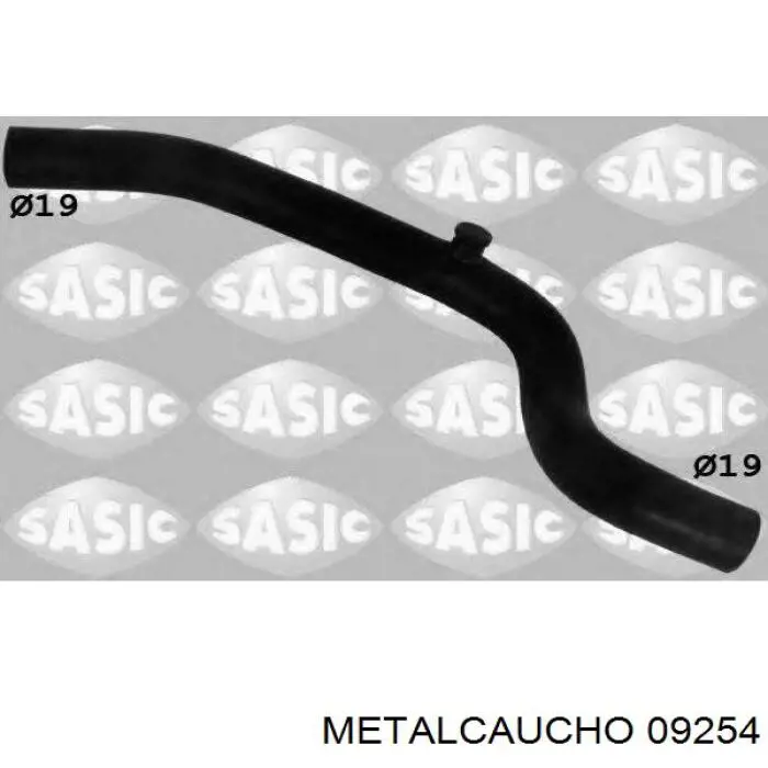 09254 Metalcaucho Шланг термостата