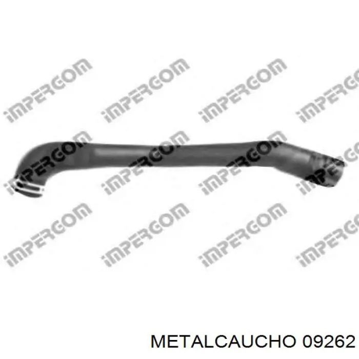 09262 Metalcaucho шланг (патрубок радиатора охлаждения верхний)