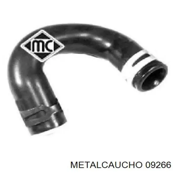 09266 Metalcaucho шланг (патрубок радиатора охлаждения нижний)