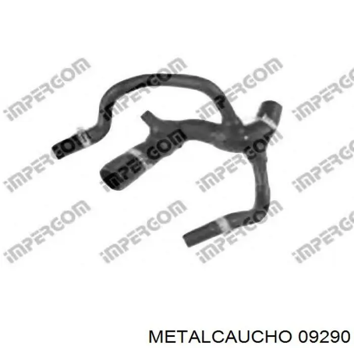 9290 Metalcaucho шланг (патрубок радиатора охлаждения нижний)