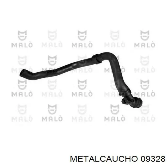 09328 Metalcaucho шланг (патрубок радиатора охлаждения нижний)