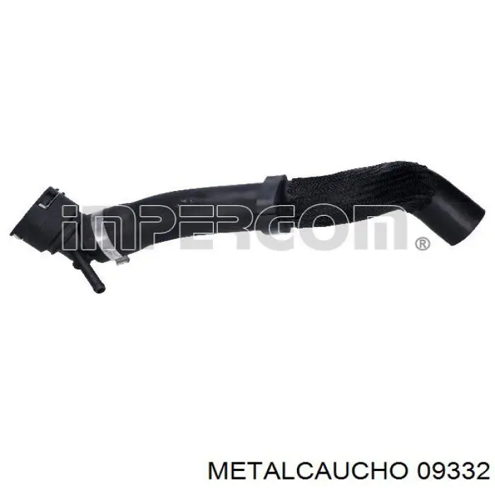 09332 Metalcaucho шланг (патрубок радиатора охлаждения верхний)