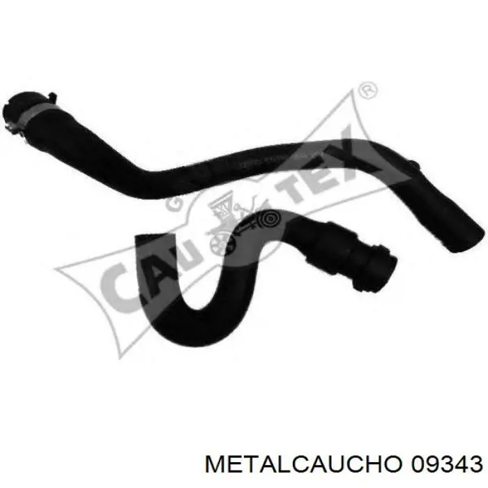 Купить 09343 Metalcaucho Трубопроводы и шланги системы охлаждения